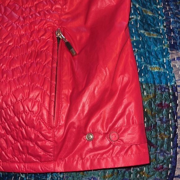 JAMIE SADOCK  quilted pink / black zip jacket. XL. Excellent condition - Picture 5 of 14